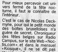 Le Soir 1998