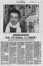 Nicolas Deckmyn - Serial Clubber - Le Soir - Le 7me - 1999