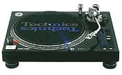the DJ legendary turntable