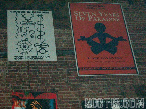 Paradise 10 Oct. 2003 by Patrick Socks, at Caf d'Anvers