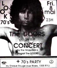 Doors cover concert - Brussels